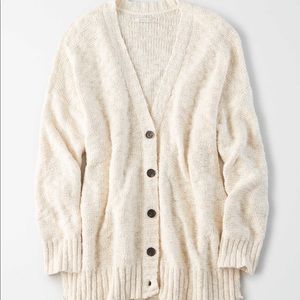 Cream Button Down Sweater